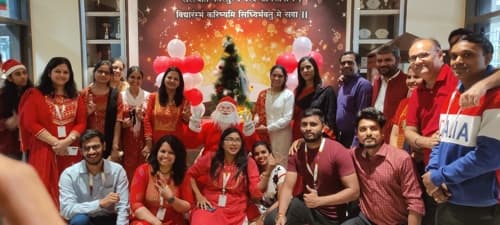Dr DY Patil Institute of Management & Research Pimpri Christmas Day Celebration photo 1